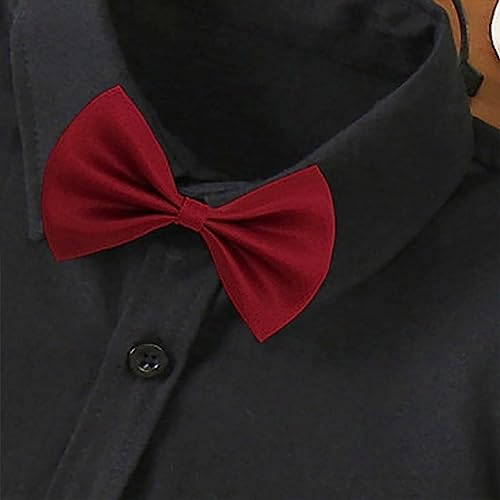 Toddler Boys Formal Buttons Shirts Long Sleeve High Neck Open Front Plain Shirts Tops Fall Casual Comfy Soft Blouse4