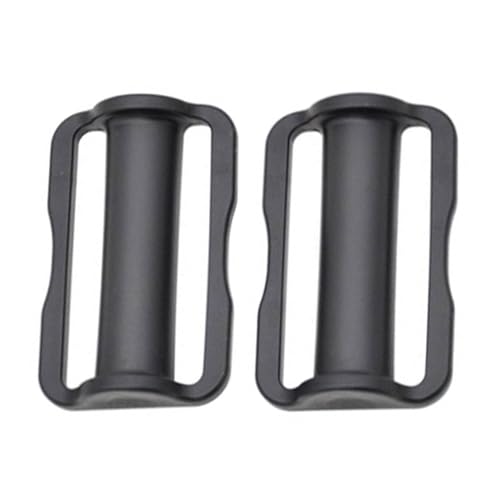 Tissting Scuba Weight Belt Keepers, 52mm Plastic Steel Diving Webbing Belt Slide Stopper Weight Retainer Clips for Back Plate Dive Belt Weights