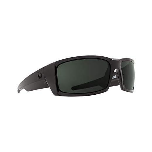 Spy Optic General Gafas de Sol, RX Negro – HD Plus Gris Verde Polar