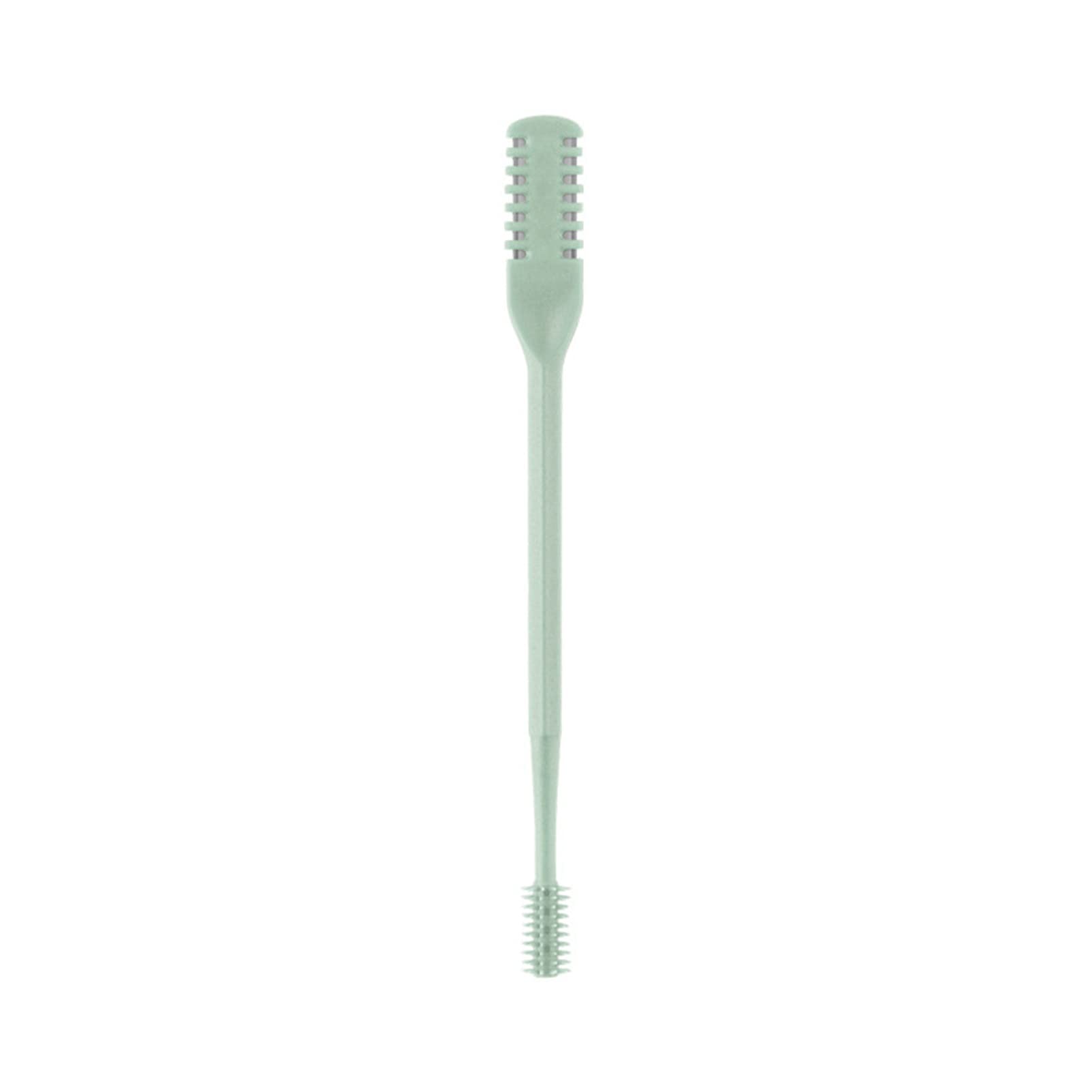 Nose Hair Trimmer Portable Double-Head Manual 360 Degree Rotating Manual Cleaning Nostril Nose Hair Trimming Tool Beauty Care