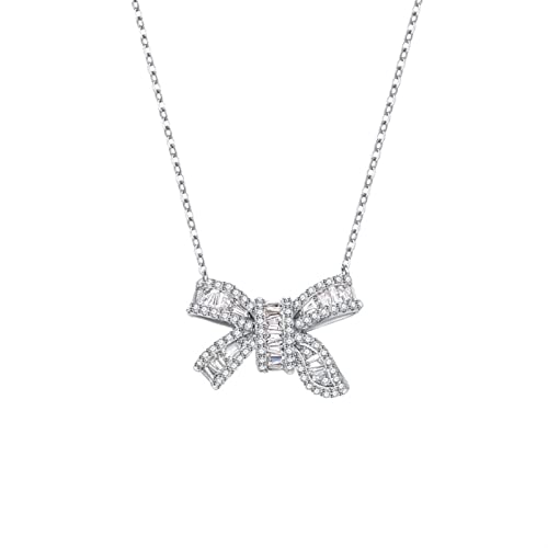 Collier nœud en argent 925, le symbole d'un lien éternel pour votre petite amie