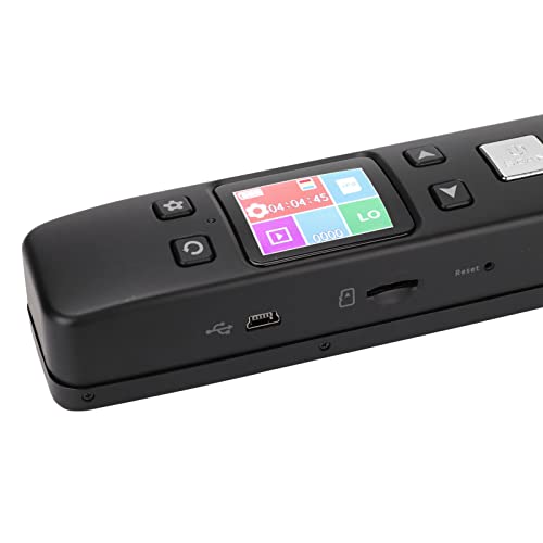 Yunseity Escáner Portátil, Escáner de Mano a Color, Escáner de Documentos WiFi, Escaneo de 1 Clic a PDF/JPEG, Compatible con OCR, para Windows, OS X, iOS, Android(Negro) - imagen 8