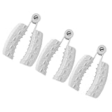 HOMSFOU Fingerschutz Rutschfest und Bequem für Sicheres Schneiden aus Kunststoff 3 Stück von und Obst Beim Kochen zu Hause