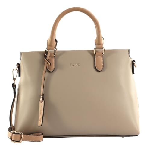 Picard sac à main sac à épaule Riviera Cityshopper cuir beige Mud femme