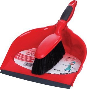 Whatmore 12710 - Scopina e paletta, colore: rosso