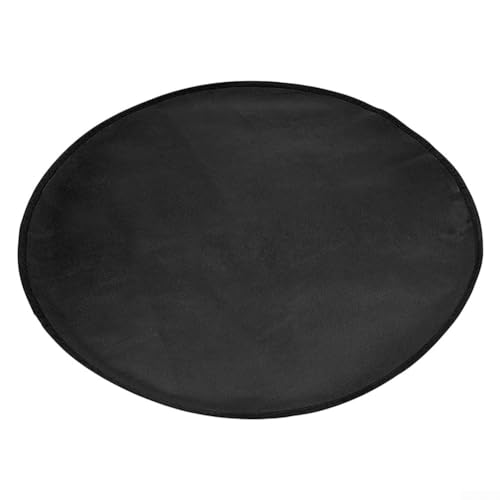 Tappetino rotondo ignifugo con bordi rinforzati e rivestimento in silicone, fornisce una protezione stabile e antiscivolo per griglie esterne, bracieri e fumatori su terrazze o ponti (1)