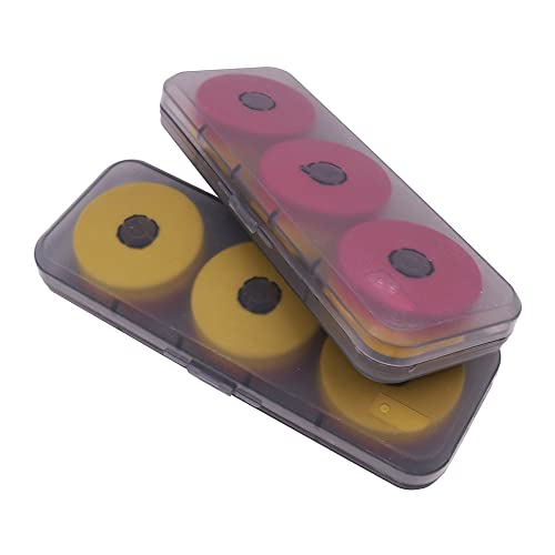 ANCLLO 12pcs Fishing Foam Spools, Fishing Line Storage Pack, Plastic Box Included, Black - Image 4