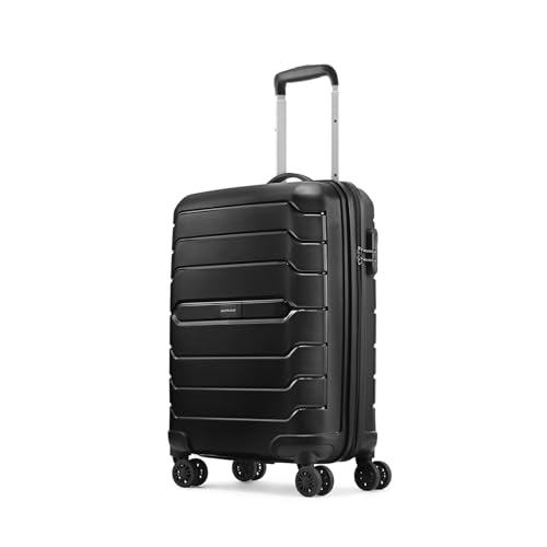 Image of Aristocrat Liberty 8-Wheel Cabin Size Hard Case Trolley Bag, Jet Black
