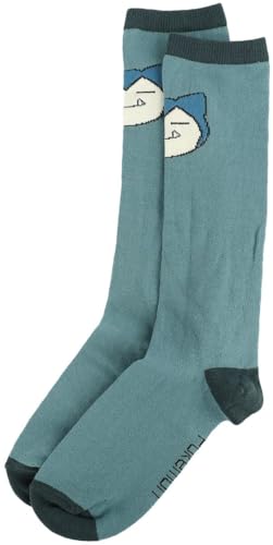 Chaussettes hautes Pokemon respirantes et extensibles vert femme 39-42