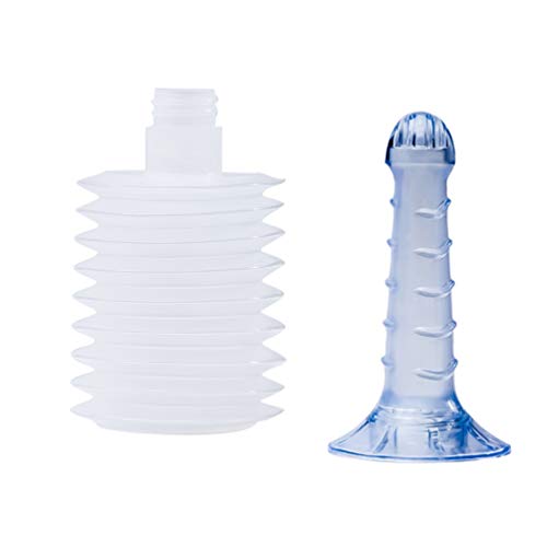 Limpador manual de cabeça macia portátil de silicone reutilizável para mulheres adultas SUPVOX 3 peç