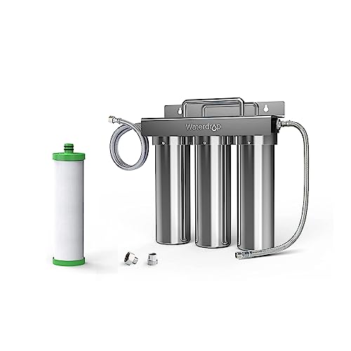 Waterdrop TST-UF 0.01μm Ultra-Filtration Under Sink Water Filter and Waterdrop P1 Under Sink PP Water Filter