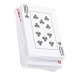 Mikinona 盲文マーク付き点字トランプ 大型印刷カード 視覚障がい者向け娯楽用品 多彩なカードゲーム対応 携帯便利な補助ツール 高齢者と障