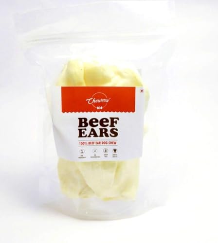 Chewers Beef Ears Dog Treat, 5 Pieces