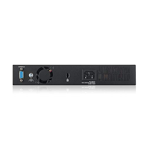 Image of Zyxel 8-Port Gigabit Switch | Layer 2 Managed | PoE+ @ 180 Watt Budget | 2x Gigabit Combo Ports | Hybrid Cloud Mode [GS2220-10HP]