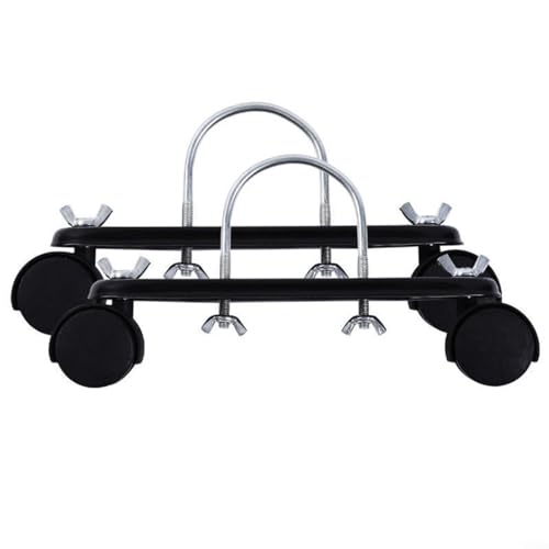 2 soportes de radiador para calentador eléctrico con ruedas giratorias de 360°, base portátil para calentador de aceite para un fácil movimiento en el hogar y la oficina, soporte duradero