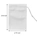 300pcs Disposable Tea Bags for Loose Leaf Tea, Tea Filter Bags with Free Tea Spoon for Loose Tea Loose Leaf Tea, Fillable Tea Infuser Sachets for Loose Tea, Coffee, Herb, Spice and More (3.54