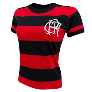 CAMISA FLAMENGO FEMININA TAM.G - Camisa Flamengo 1973 LIGA RETRÔ