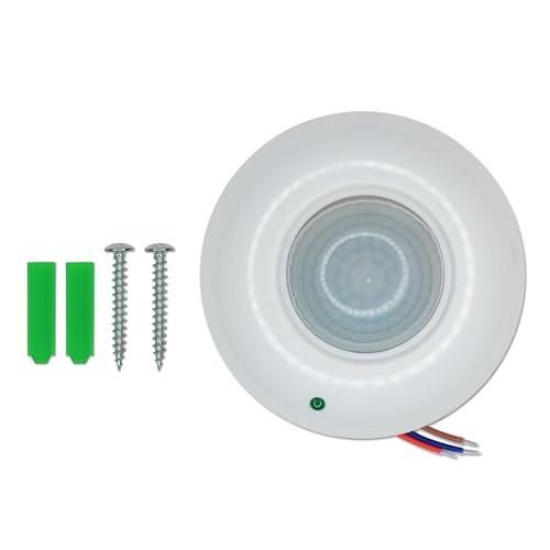 Image of Electronic Spices 200W /1200W Infrared Motion Sensor Switch | 100-265 AC Sensor Switch | with 6 Meter Detection Range | Auto Light Control