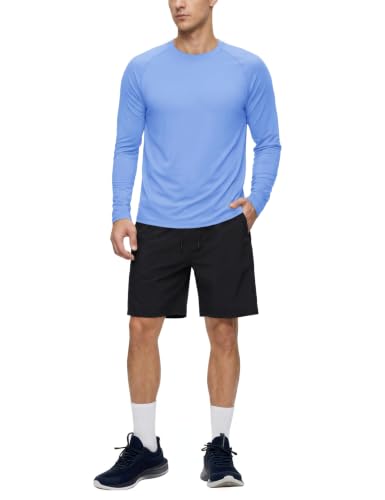 Hauts course respirant pour vos séances de running matinales en bleu clair
