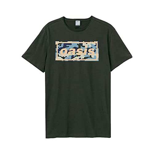 T-Shirt Oasis au style festival avec le motif Camo Logo Adulte Unisexe
