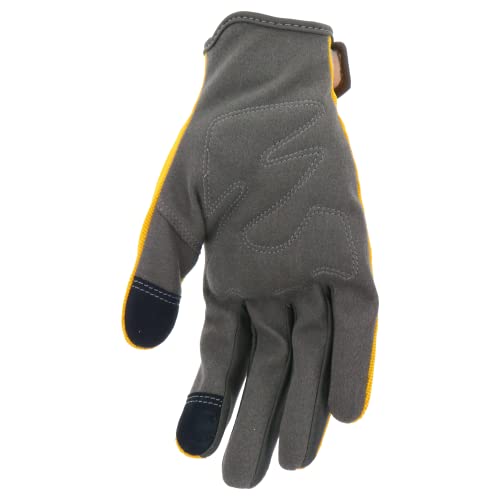 Mud Everyday Women's Synthetic Leather Palm Garden Gloves, Touchscreen Capable, Abrasion Resistant, Hook And Loop Closure, Mint Blue, Medium/Large (Md51001S-Wml) #TOP4