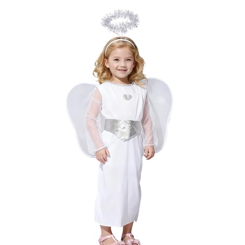 HarnyLoom Angel Costume Kids, Angel Nativity Costume Christm