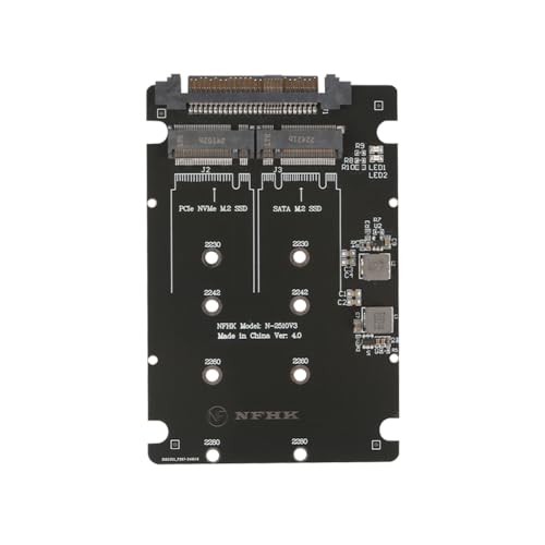 Sarini SFF-8639 NVMe U.2 till M.2 M-Key SATA PCIe SSD-adapter Kompatibel med SSD 750 P3600 P3700 för förbättrad lagringsflexibilitet