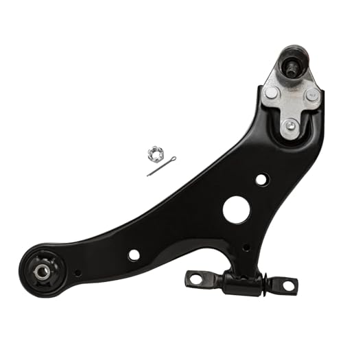Image of Detroit Axle - 8pc Front End Kit for Toyota 2011-2020 Sienna 2 Lower Control Arms with Ball Joints 4 Inner Outer Tie Rods 2 Sway Bar Links 2012 2013 2014 2015 2016 2017 2018 2019 Replacement