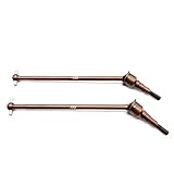 KYX Racing Hard Steel Front Rear CVD Drive Shafts Driveshafts Upgrades Parts Accessories for 1/10 RC Crawler Car LOSI Lasernut U4 4WD