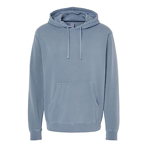 Independent Trading Co Slate Blue Pigment Dyed Hoodie Slate Blue XL