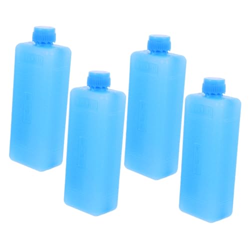 Kisangel 4 pacotes de gelo reutilizáveis para refrigeradores, pacotes de freezer para ventiladores de ar condicionado, seguros para uso doméstico e acampamento