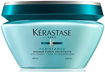 Kerastase Resistance Force Architecte Reconstructing Hair Mask For Dry and Damaged Hair - Strengthens and Prevents Breakage With Ceramides & Pro-Keratin Complex