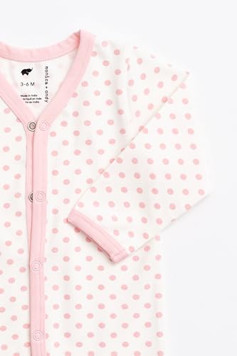 Image of monica + andy On the Go Baby One Piece, 100% Organic Baby Clothes for Girls & Boys, Sizes For Preemie, Newborn, & Infant