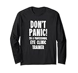 Trainer in der Augenklinik Langarmshirt