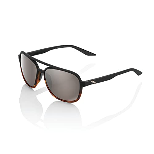Lunettes de soleil 100% Konnor verres argentés miroir 168mm