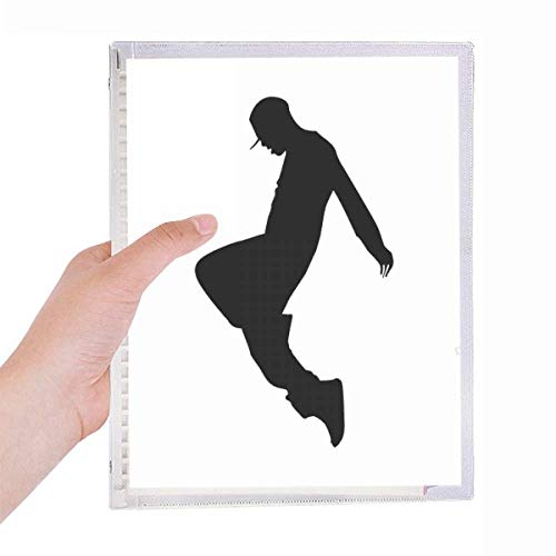 Carnet de sport à feuilles libres reliure spirale ouvrant pour suivi musculation