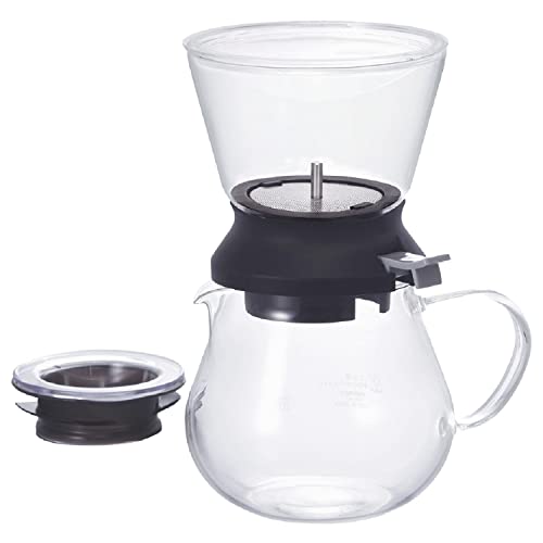 HARIO(ハリオ) ティードリッパー ラルゴ35 サーバーセット 350ml ブラック プレゼント ギフト 贈り物 TDR-50...