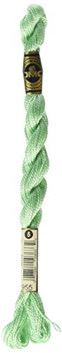 Hilo de algodón perla DMC 115 5-955 color verde Nile claro, tamaño 5 miniatura 1