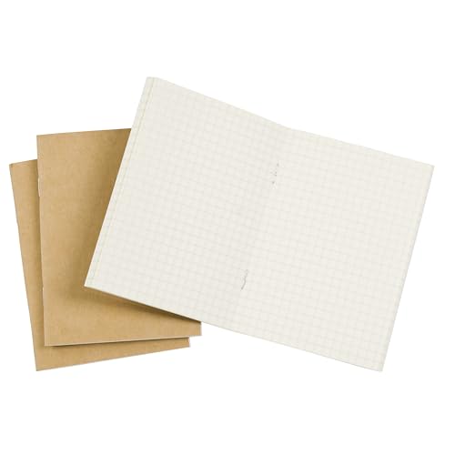 Moterm Travelers Notebook Refills Insert Set of 3(Grid Passport Size 100gsm)
