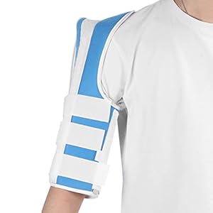 Humerus Splint, Breathable Humeral Shaft Brace Support for Broken Upper Arm, Shoulder, Bicep and Humerus Bone, Medical Sling for Broken & Fractured Bones(S)