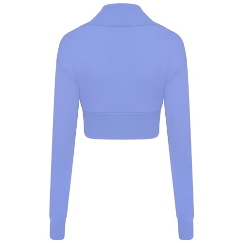 Image of Loxdonz Women Long Sleeve Bolero Shrug Cropped Cardigan Crop Top