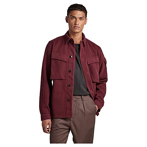 G-Star Raw Sobrecamisa Unisex Mysterious Para Hombre, Púrpura Vineyard Wine D21982-D200-D303 , M G-Star Raw Sobrecamisa Unisex Mysterious Para Hombre, Púrpura Vineyard Wine D21982-D200-D303 , M