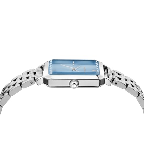 Roberto Marino RM1982 Women’s Luxury Watch Rectangular Gold – Japanese Quartz Movement, Vintage Stainless Steel Design, Silver Dial, Elegant Dress Timepiece, 3ATM Water Resistant – Reloj para Mujer - Image 4