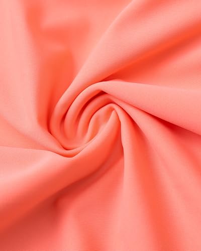 Image of Girls Swimsuits for Girl One Piece Swimsuit Solid Color Girls' Swimwear Cute Kids Bathing Suit Quick Dry 6-16Y Yizuoding005