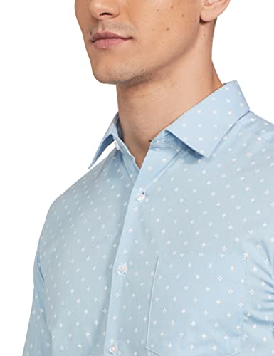 Image of Diverse Men's Cotton Printed Full Sleeve Regular Formal Shirt