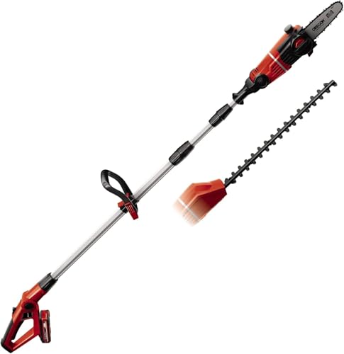 Einhell Herramienta multifunción inalámbrica GE-HC 18 Li T Kit Power X-Change (iones de litio, 18 V, incluye batería Power X-Change de 3,0 Ah y cargador rápido)