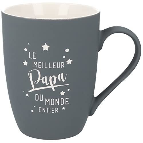 SPRUCHREIF · Tasse Papa · Surface en silicone SOFT-TOUCH · Tasse avec gravure des deux côtés · Cadeau pour Papa de fils ou de fille· Cadeau Meilleur Papa · Fête des Pères · Cadeau pour les hommes Cover