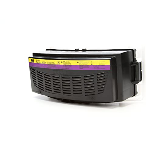 3M Versaflo Organic Vapor/Acid Gas/Hepa Cartridge Tr-6530N, For Tr-600/800 Papr,Magenta/Yellow #TOP2