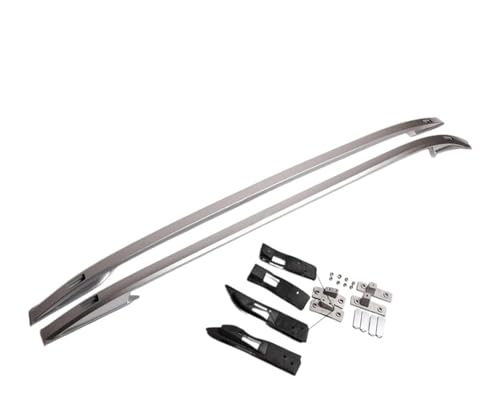 Barres de toit en aluminium aérodynamique premium pour Range Rover Evoque finition Silver