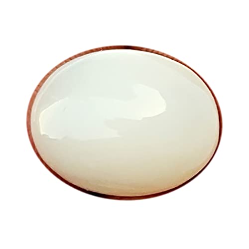 Pierre de lune naturelle originale contre le stress, gemme Chandrakanta 8.25 Ratti apaisante
